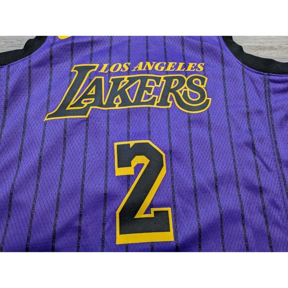 Nike Lonzo Ball Los Angeles Lakers City Edition Swingman Jersey Small 40 - Picture 6 of 12